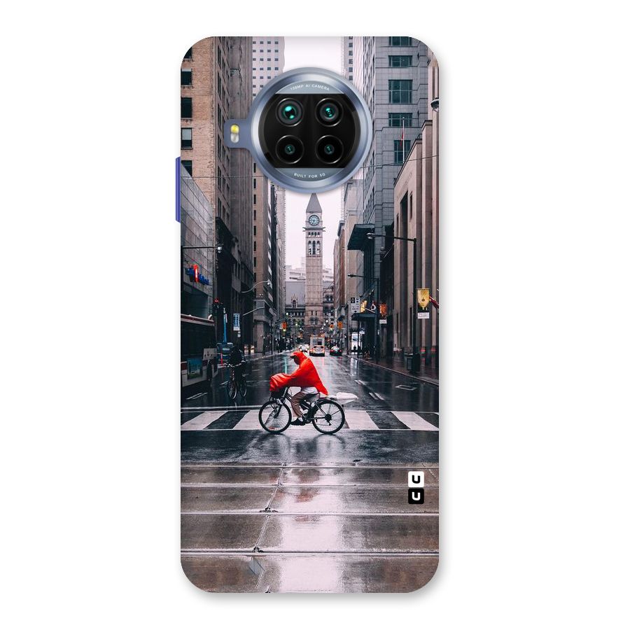 Red Bicycle Street Back Case for Mi 10i