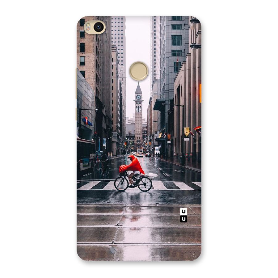 Red Bicycle Street Back Case for Mi Max 2