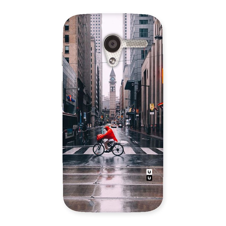 Red Bicycle Street Back Case for Moto X