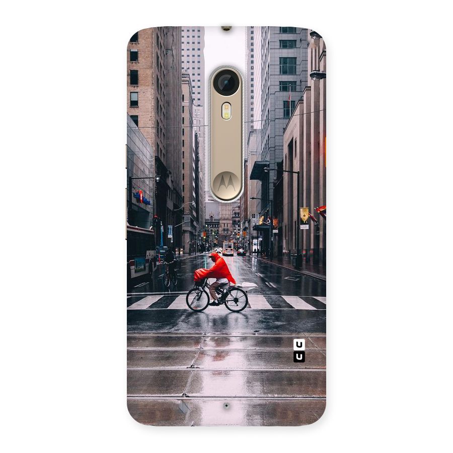Red Bicycle Street Back Case for Motorola Moto X Style