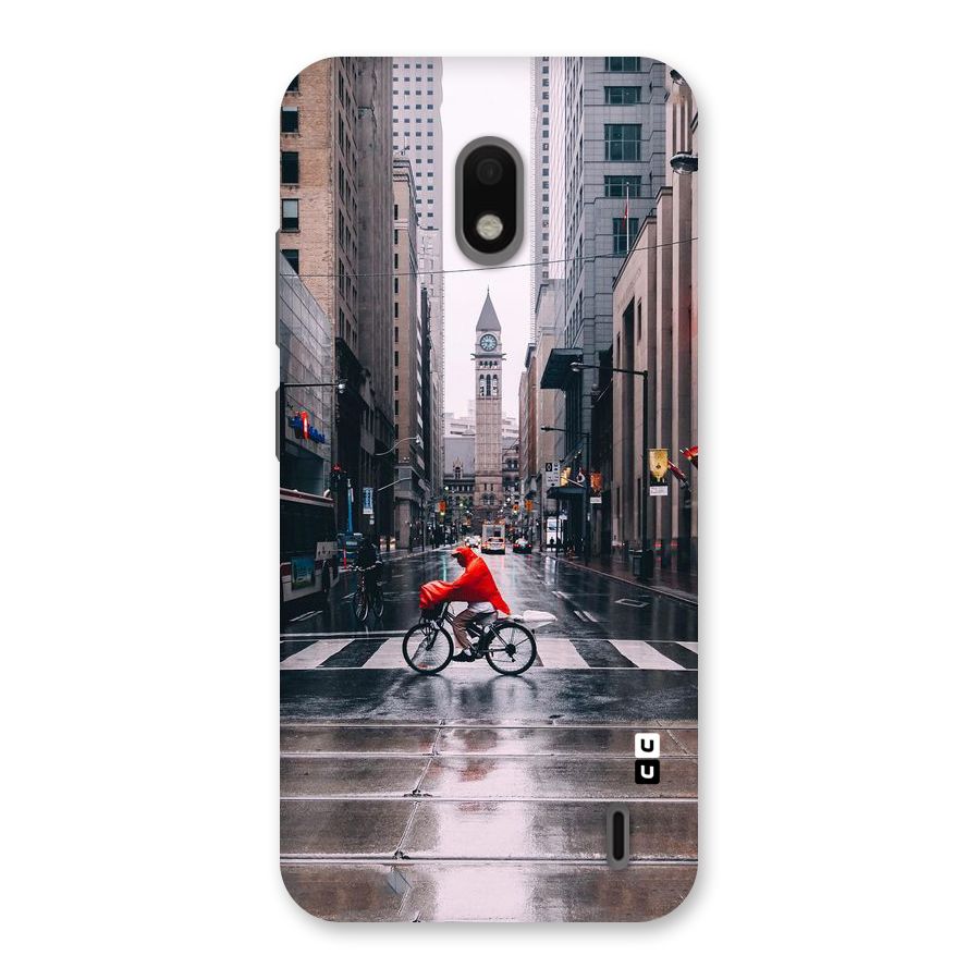 Red Bicycle Street Back Case for Nokia 2.2