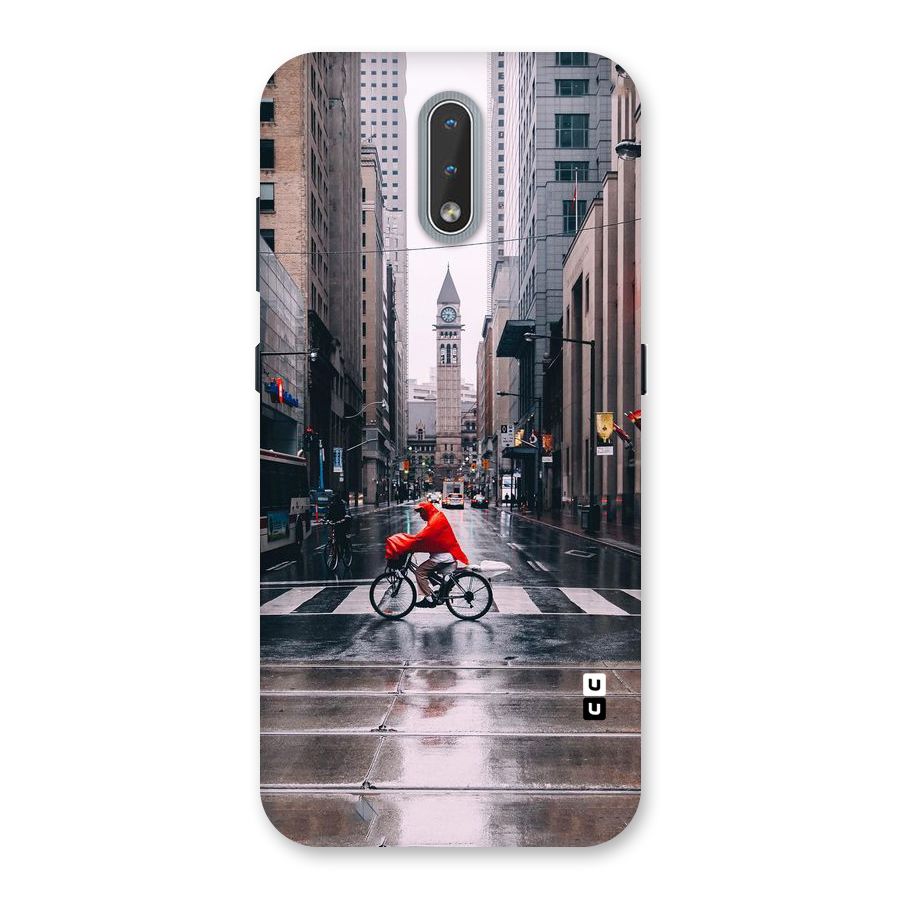 Red Bicycle Street Back Case for Nokia 2.3