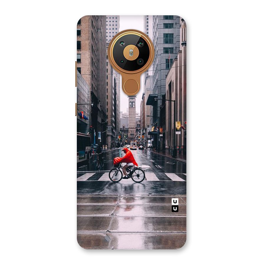 Red Bicycle Street Back Case for Nokia 5.3