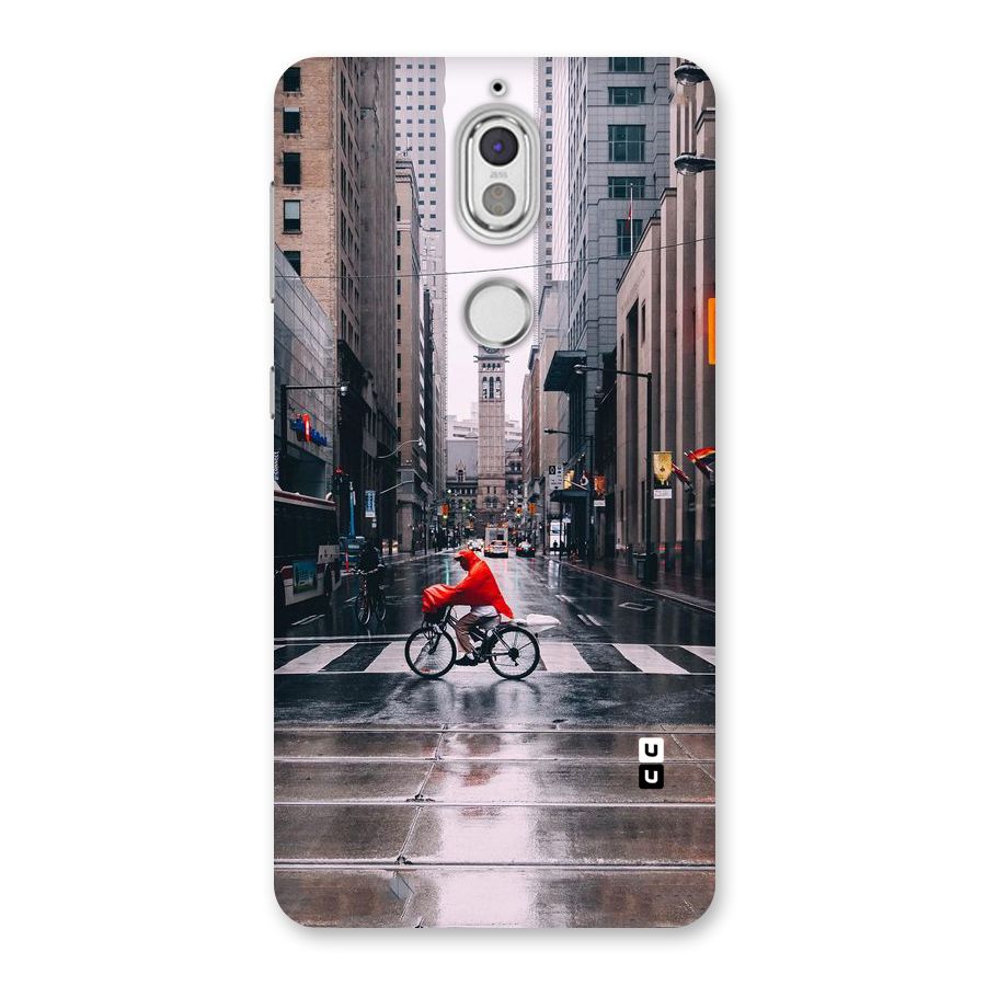Red Bicycle Street Back Case for Nokia 7