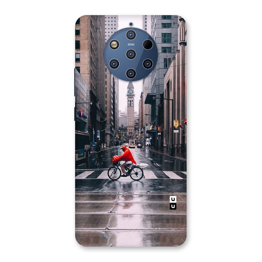 Red Bicycle Street Back Case for Nokia 9 PureView