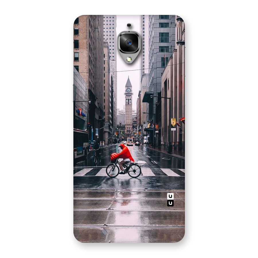 Red Bicycle Street Back Case for OnePlus 3