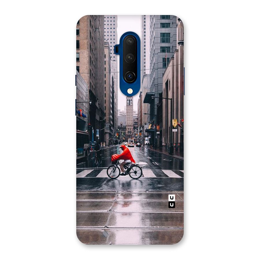 Red Bicycle Street Back Case for OnePlus 7T Pro