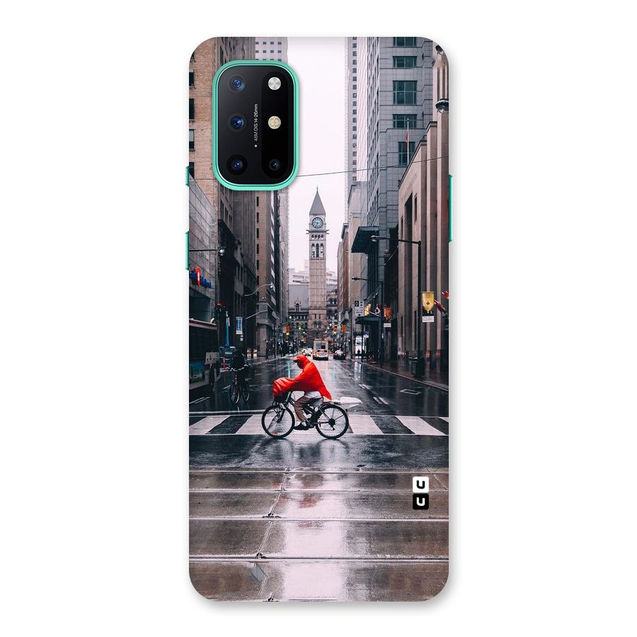 Red Bicycle Street Back Case for OnePlus 8T