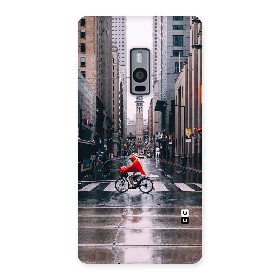 Red Bicycle Street Back Case for OnePlus Two