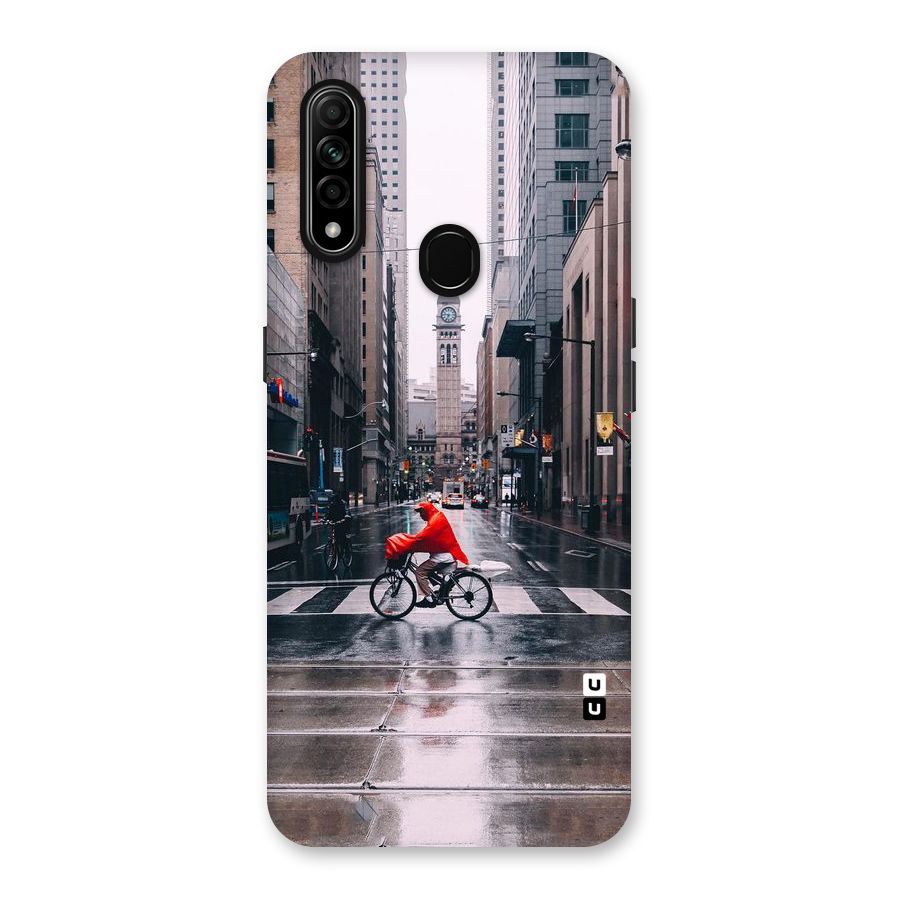 Red Bicycle Street Back Case for Oppo A31