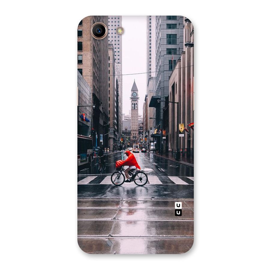 Red Bicycle Street Back Case for Oppo A83 (2018)