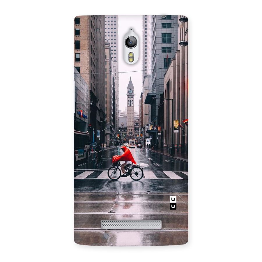 Red Bicycle Street Back Case for Oppo Find 7