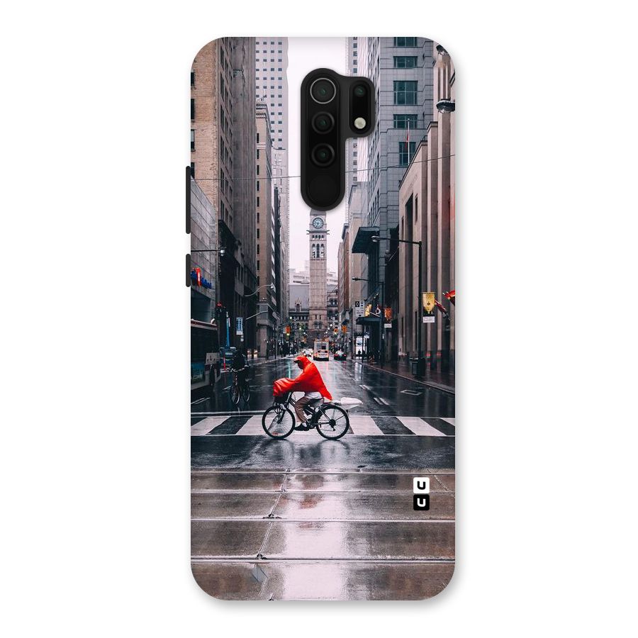 Red Bicycle Street Back Case for Poco M2