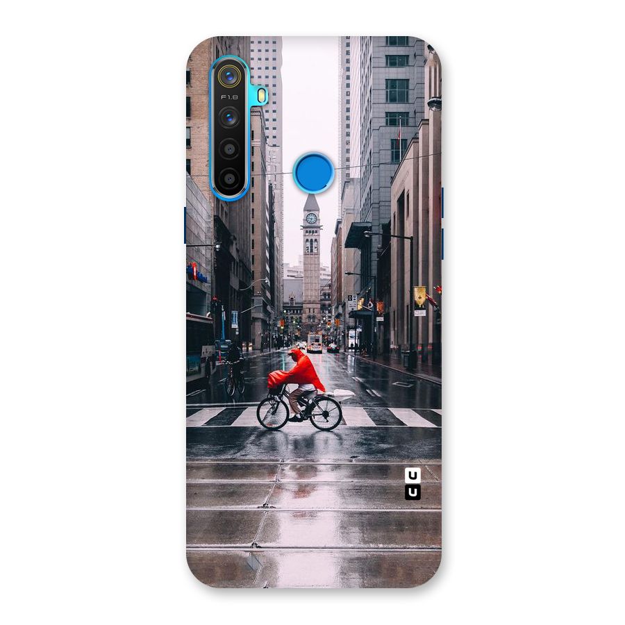 Red Bicycle Street Back Case for Realme 5
