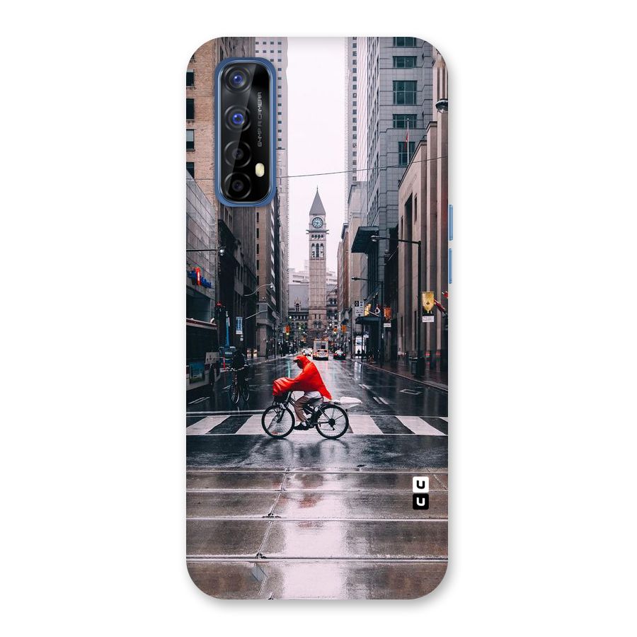 Red Bicycle Street Back Case for Realme 7