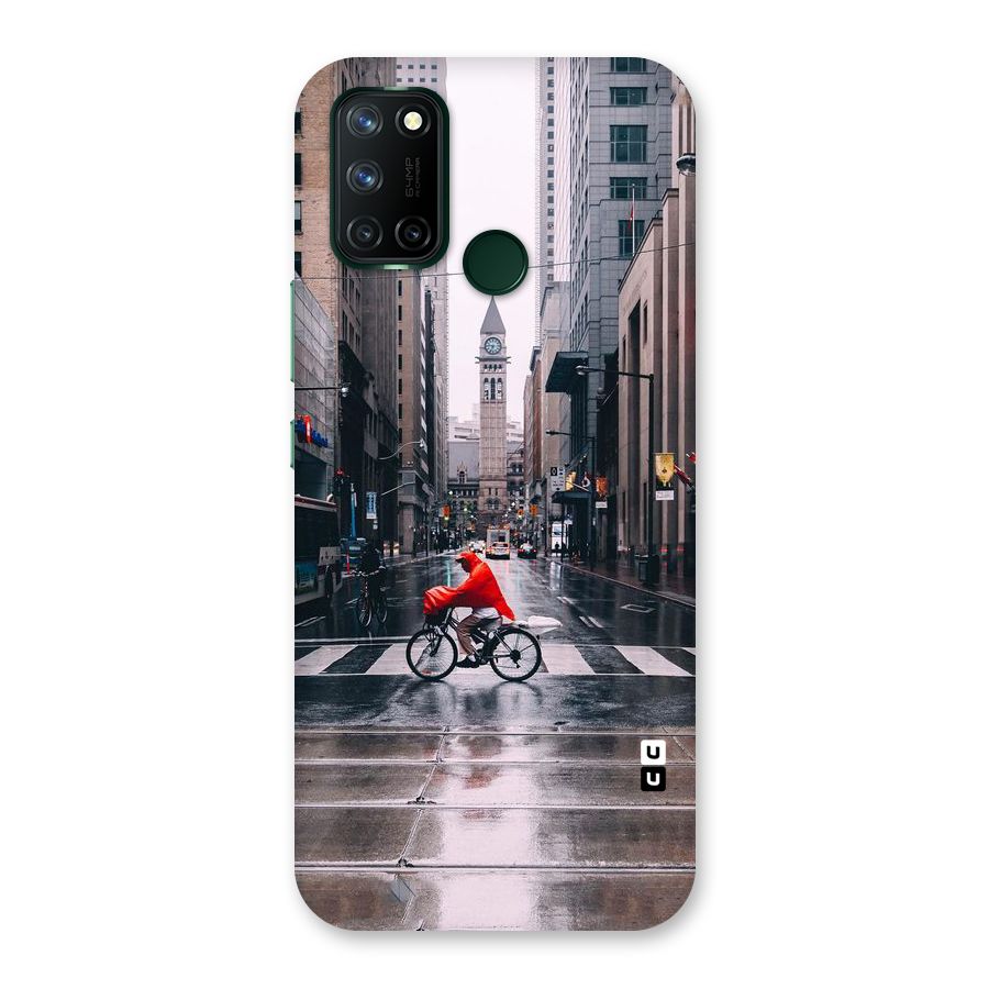 Red Bicycle Street Back Case for Realme 7i