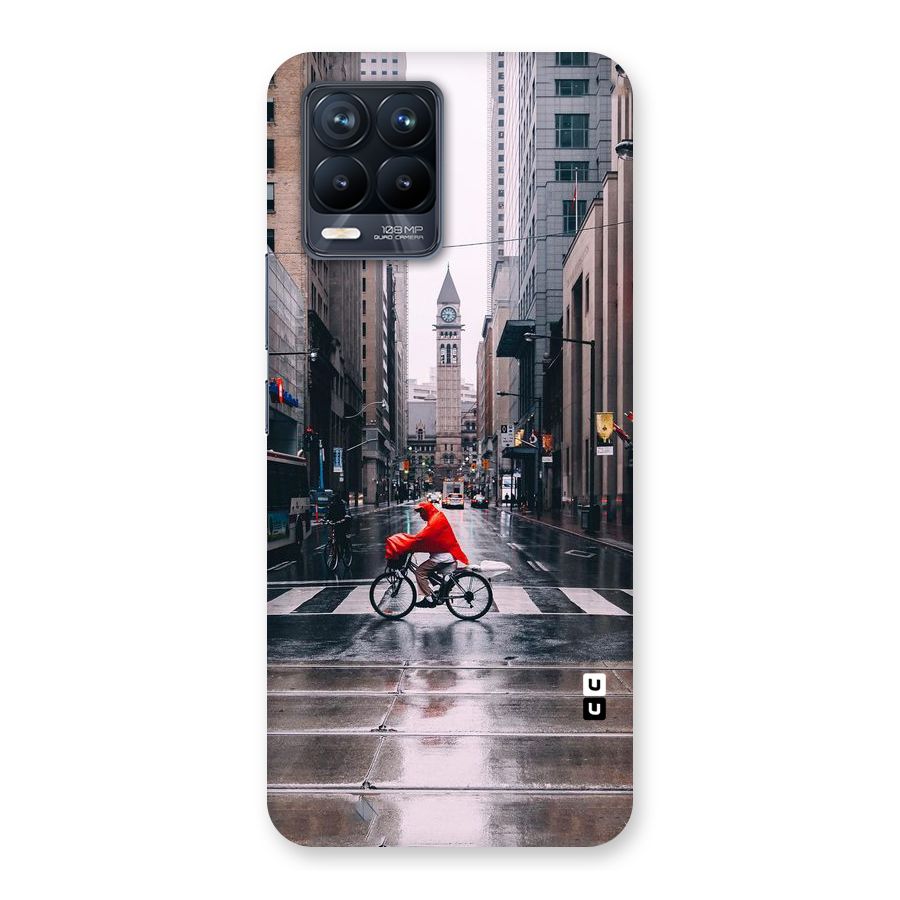 Red Bicycle Street Back Case for Realme 8 Pro