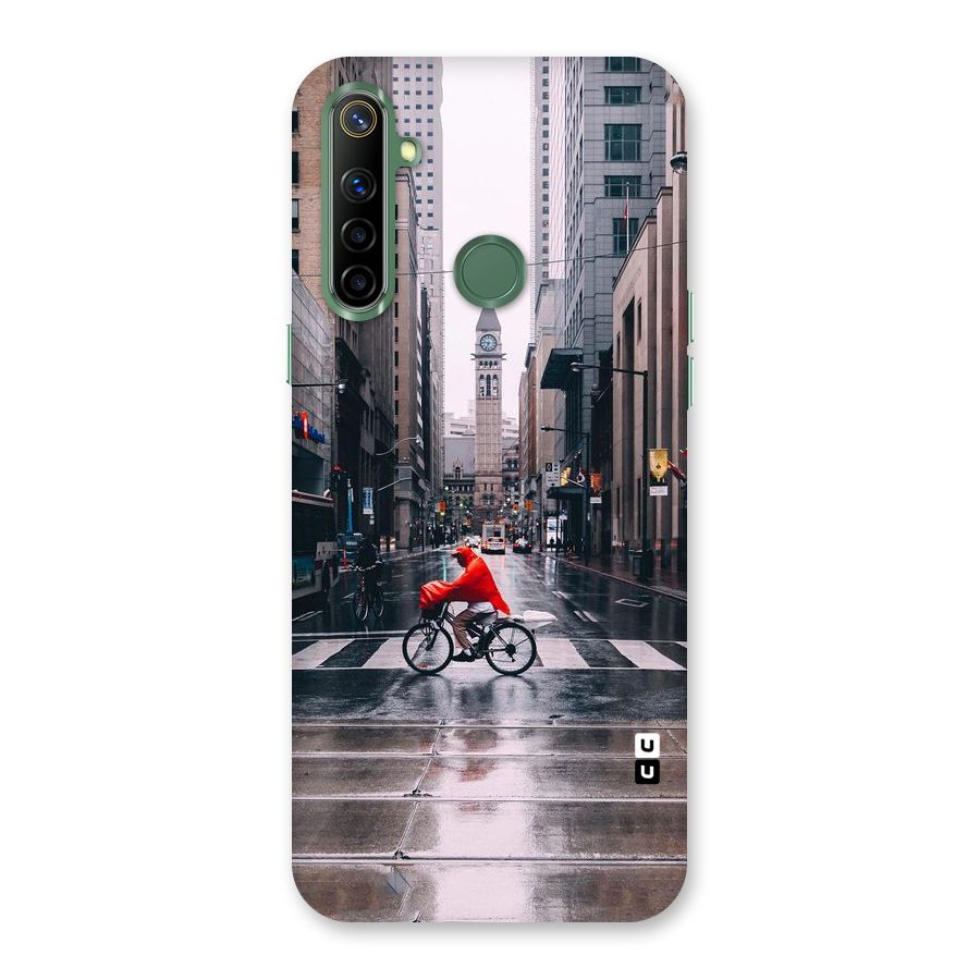 Red Bicycle Street Back Case for Realme Narzo 10