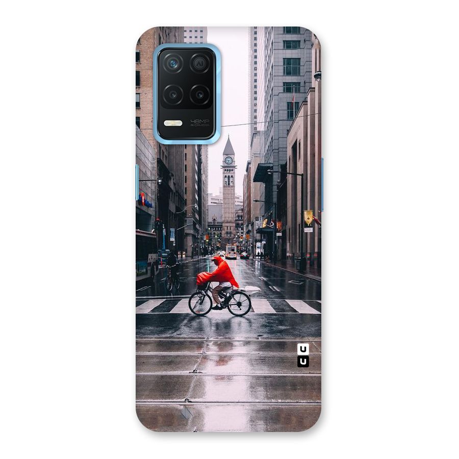 Red Bicycle Street Back Case for Realme Narzo 30 5G