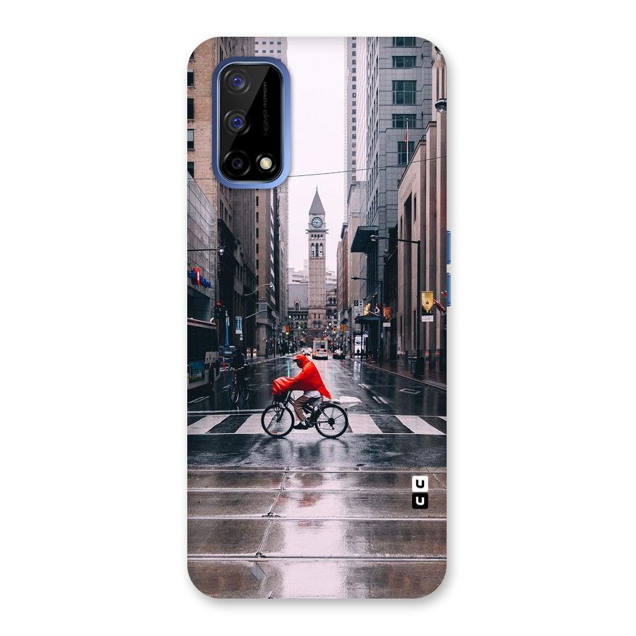 Red Bicycle Street Back Case for Realme Narzo 30 Pro
