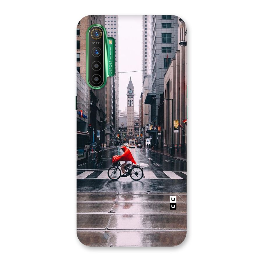 Red Bicycle Street Back Case for Realme X2