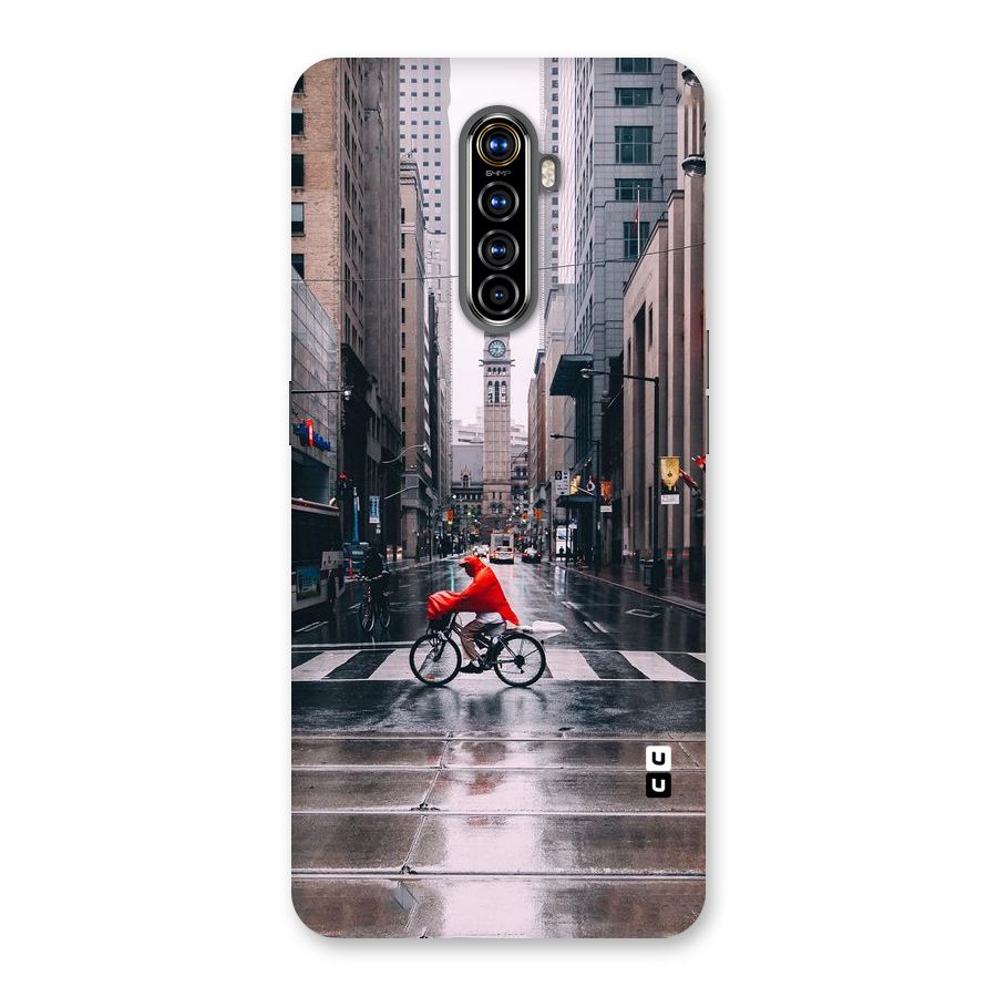 Red Bicycle Street Back Case for Realme X2 Pro