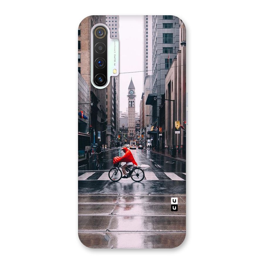 Red Bicycle Street Back Case for Realme X3 SuperZoom