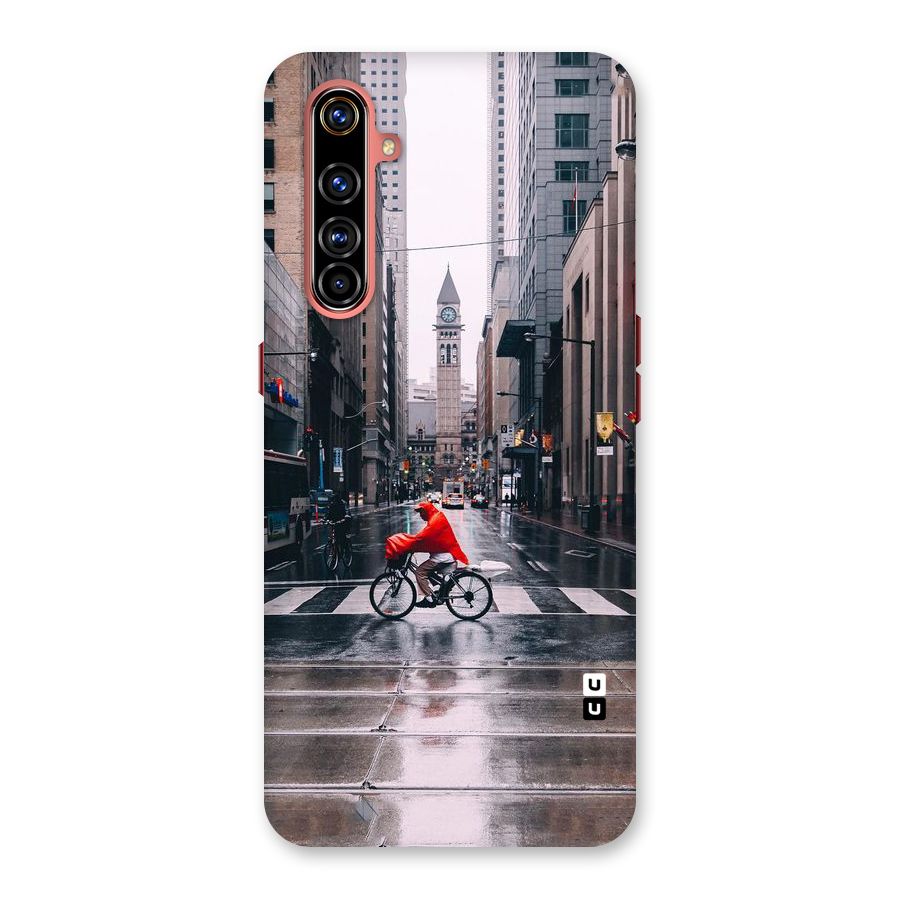 Red Bicycle Street Back Case for Realme X50 Pro