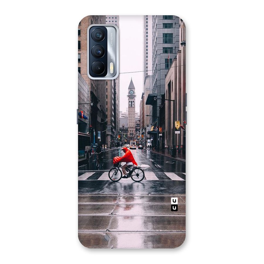 Red Bicycle Street Back Case for Realme X7