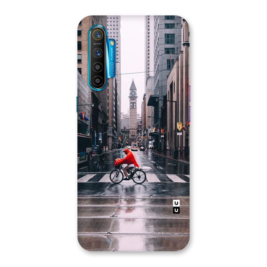 Red Bicycle Street Back Case for Realme XT