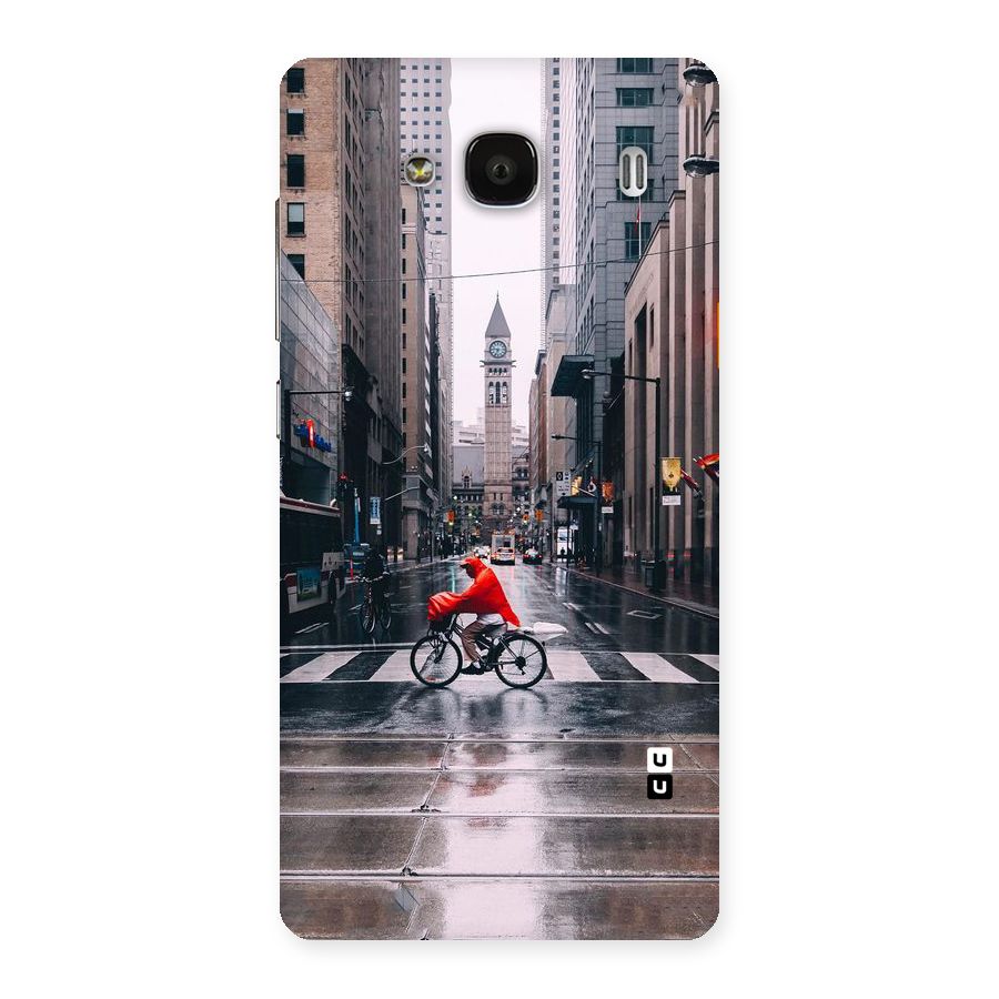 Red Bicycle Street Back Case for Redmi 2s