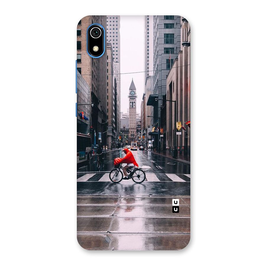 Red Bicycle Street Back Case for Redmi 7A