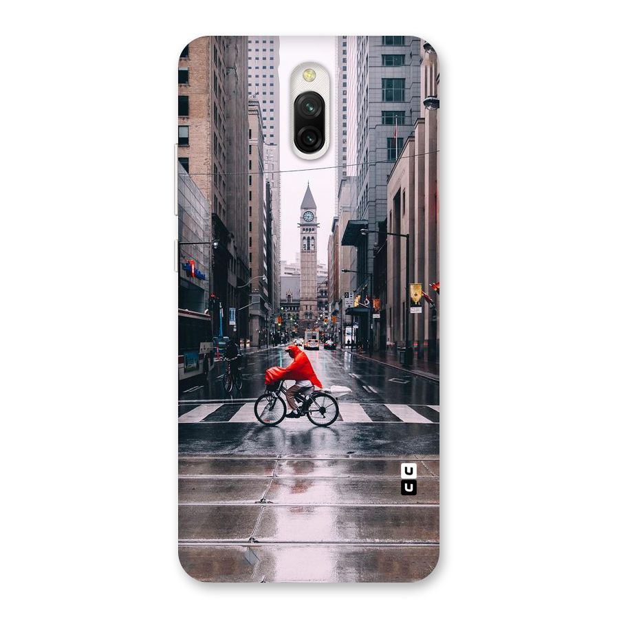 Red Bicycle Street Back Case for Redmi 8A Dual