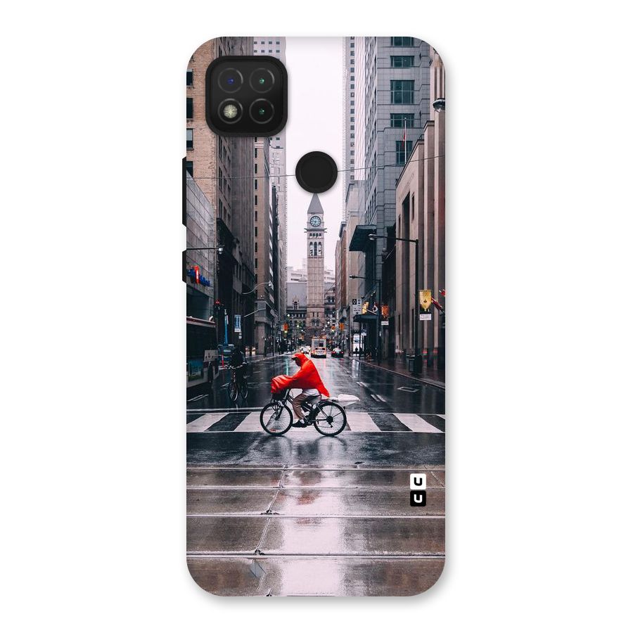 Red Bicycle Street Back Case for Redmi 9