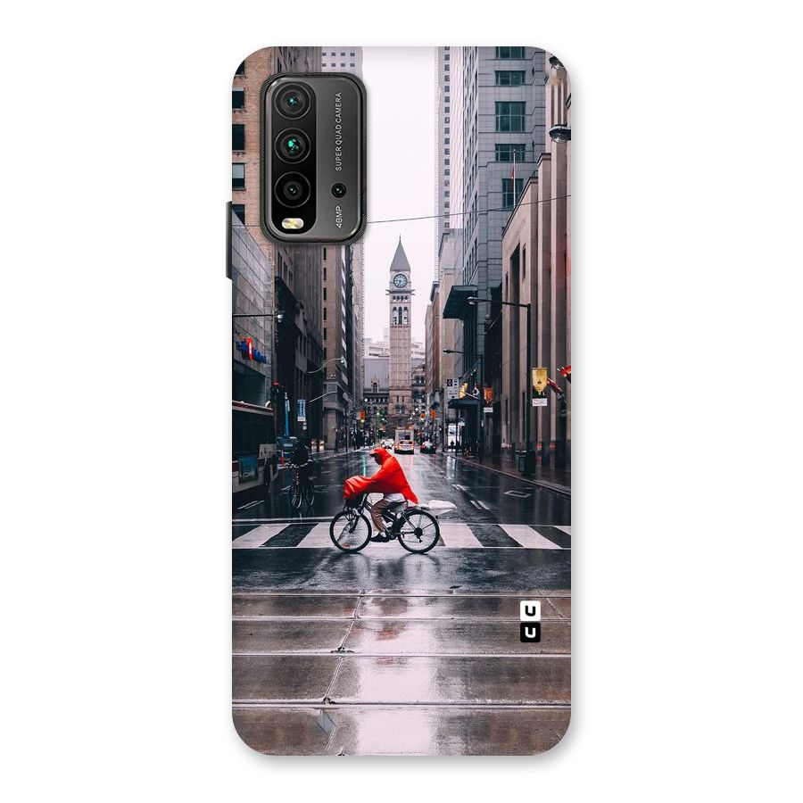 Red Bicycle Street Back Case for Redmi 9 Power
