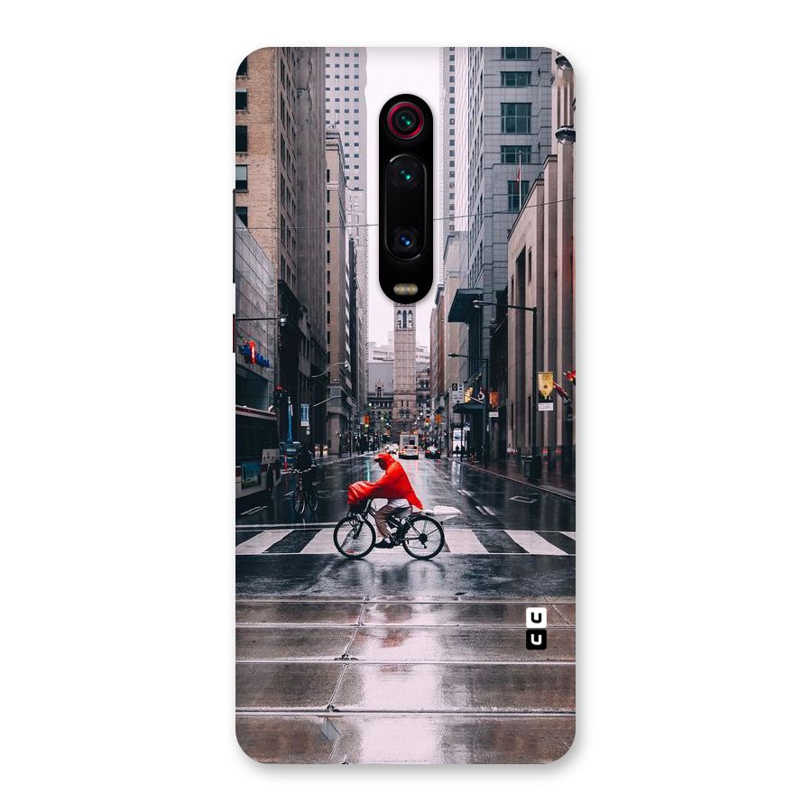 Red Bicycle Street Back Case for Redmi K20 Pro