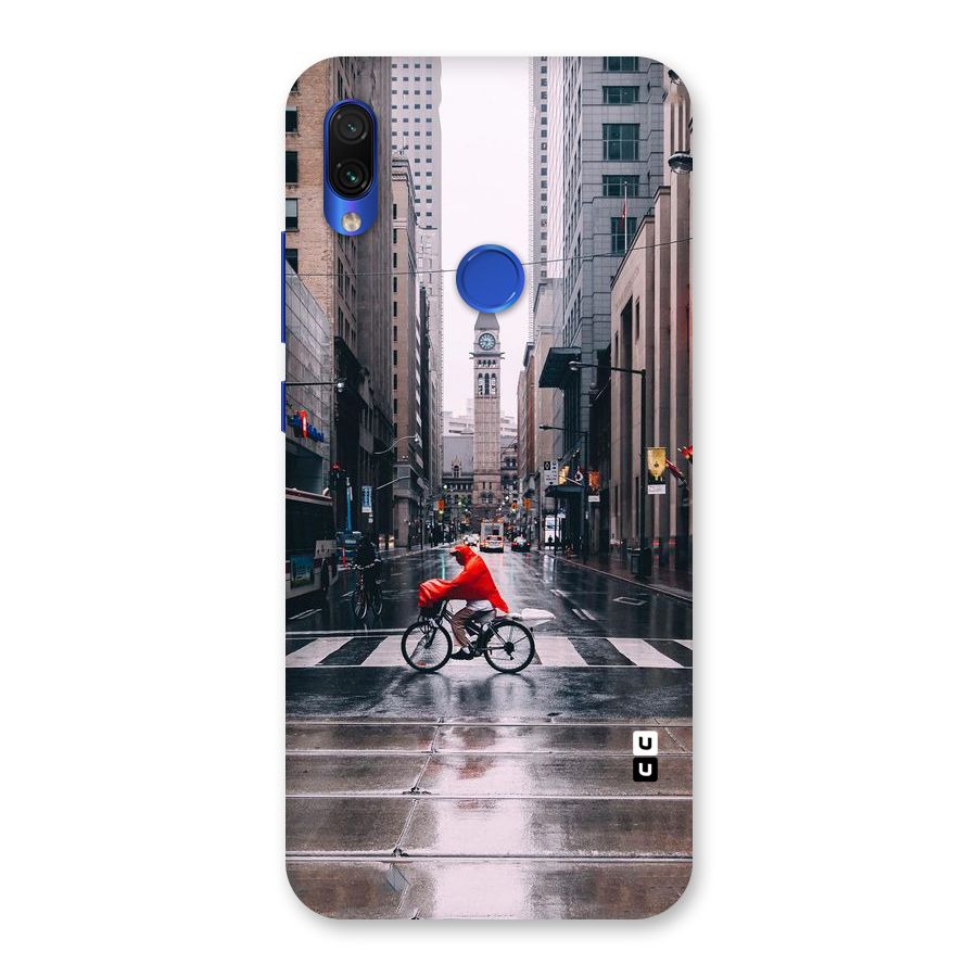 Red Bicycle Street Back Case for Redmi Note 7S