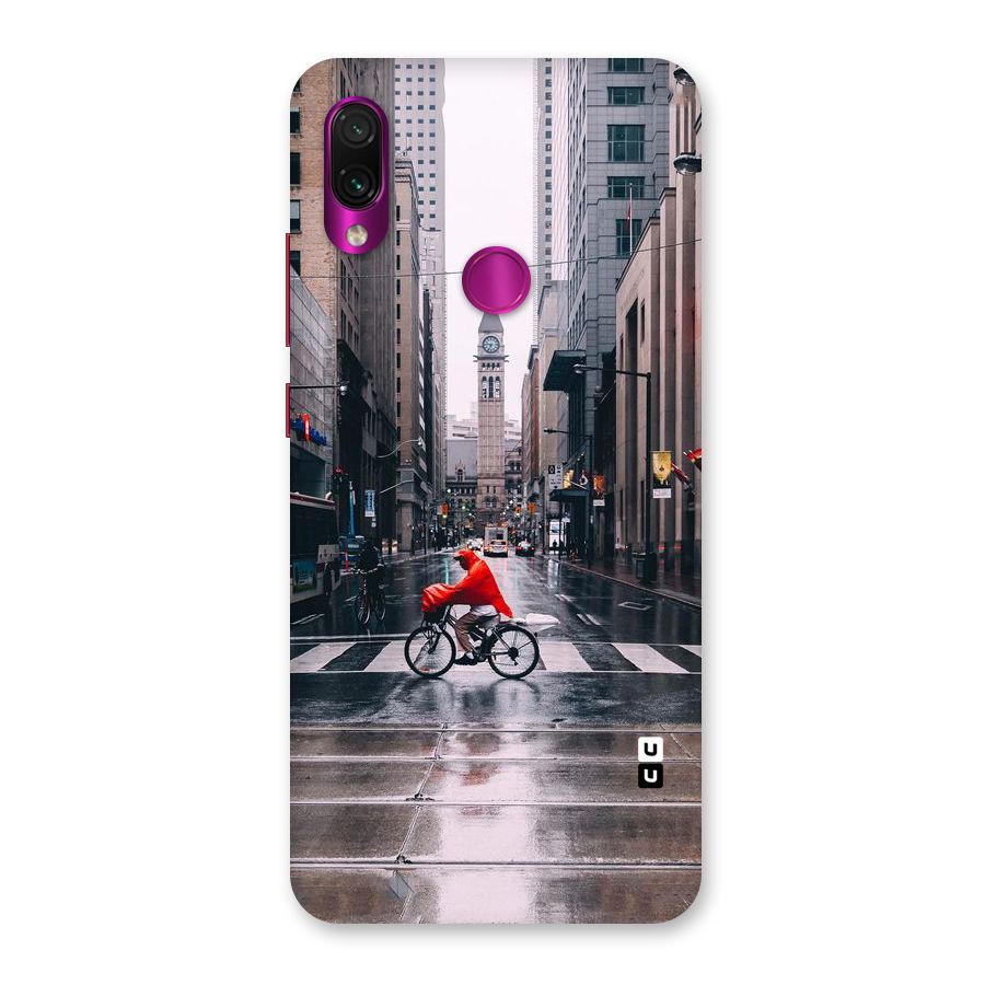 Red Bicycle Street Back Case for Redmi Note 7 Pro