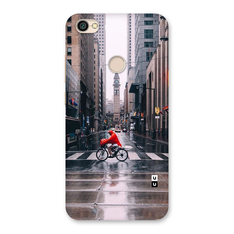 Red Bicycle Street Back Case for Redmi Y1 2017