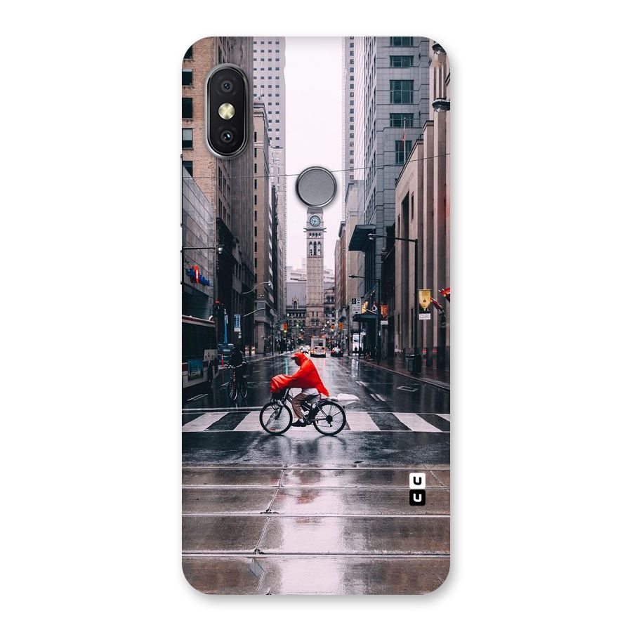 Red Bicycle Street Back Case for Redmi Y2