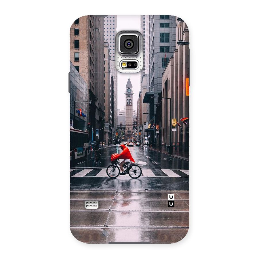 Red Bicycle Street Back Case for Samsung Galaxy S5