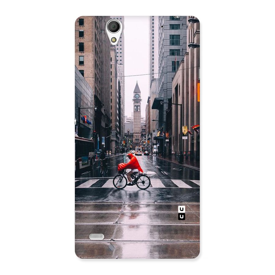 Red Bicycle Street Back Case for Sony Xperia C4