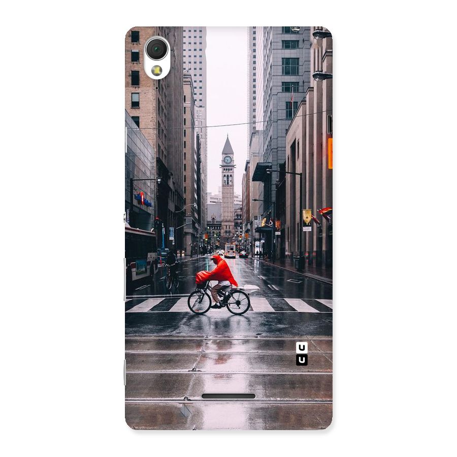 Red Bicycle Street Back Case for Sony Xperia T3