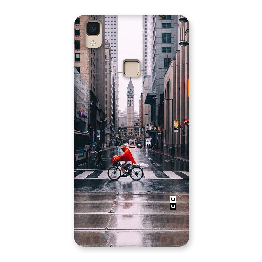 Red Bicycle Street Back Case for V3 Max