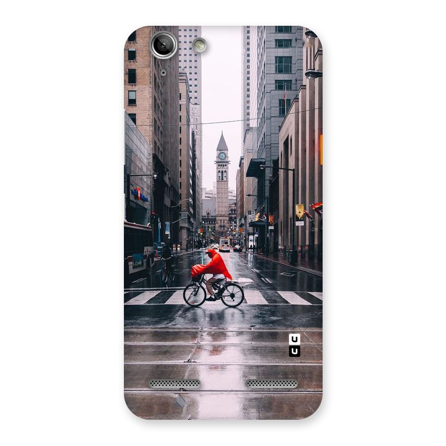 Red Bicycle Street Back Case for Vibe K5