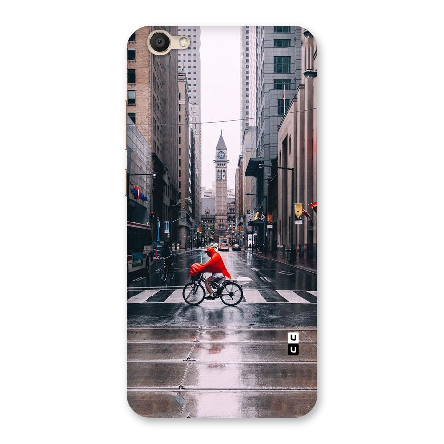 Red Bicycle Street Back Case for Vivo V5