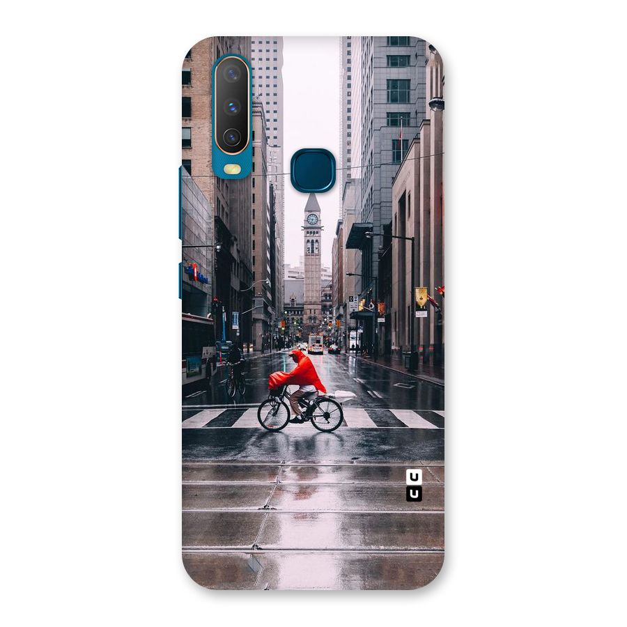 Red Bicycle Street Back Case for Vivo Y11