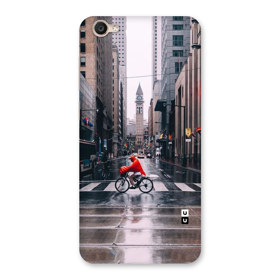 Red Bicycle Street Back Case for Vivo Y55s