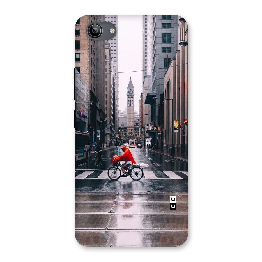 Red Bicycle Street Back Case for Vivo Y81i