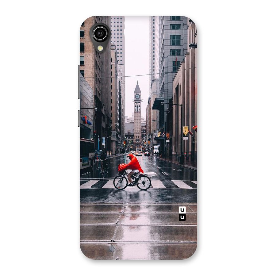 Red Bicycle Street Back Case for Vivo Y90